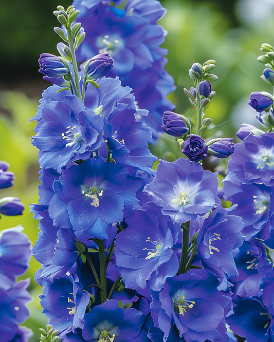 Larkspur Dasante Blue (Delphinium belladonna) – toårige frø fra SeedsChoice