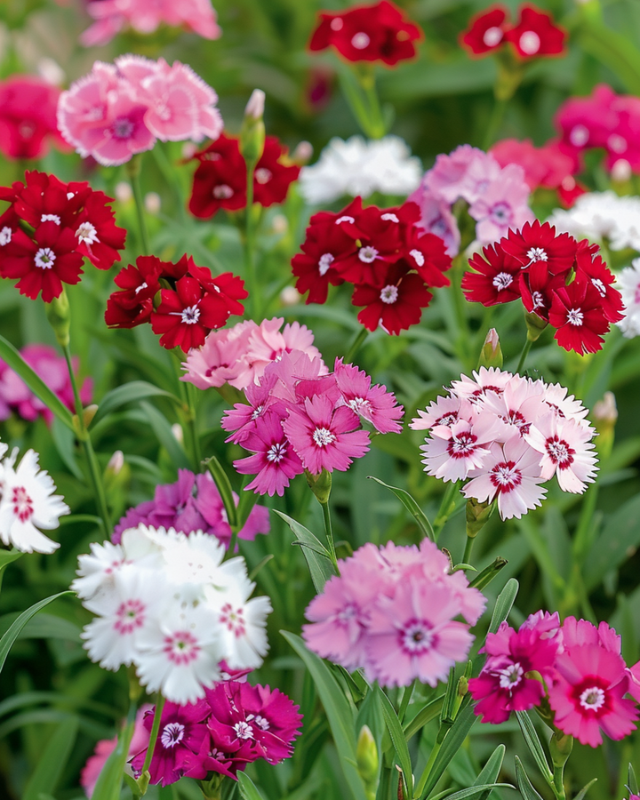 Sweet William Mixed Single Flowered seeds (Dianthus barbatus) – biennial flower