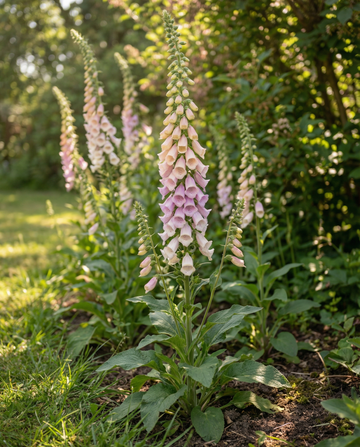 Blandede farver prydplante (Digitalis purpurea) – frø til toårige blomster fra SeedsChoice