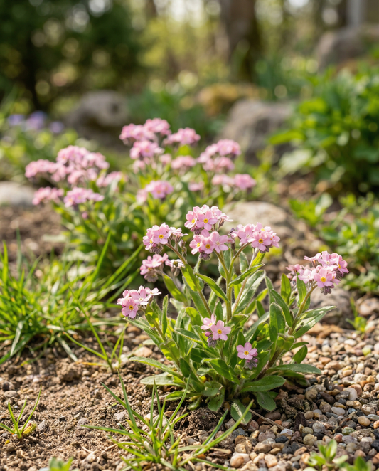 Forglemmigej Victoria Pink (Myosotis alpestris) – toårige blomsterfrø fra SeedsChoice