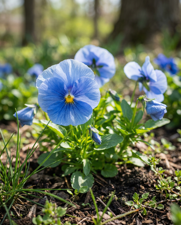 Stedmoder Ullwater (Viola wittrockiana) – toårige blomsterfrø fra SeedsChoice