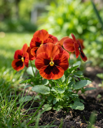 Stedmoder Alpenglow (Viola wittrockiana) – frø til toårig blomst fra SeedsChoice
