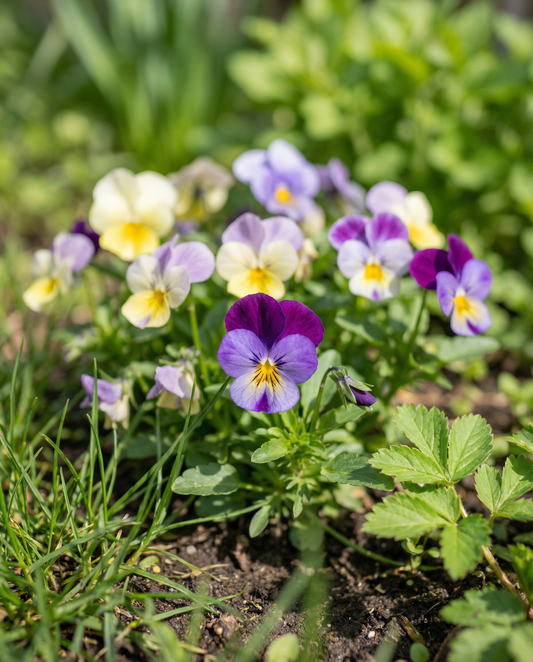 Bambini Mixed (Viola cornuta) – biennial flower seeds from SeedsChoice