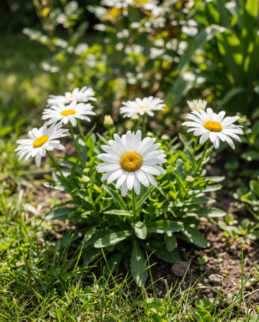 Shasta Daisy Silver Princess (Chrysanthemum maximum) – flerårige frø fra SeedsChoice