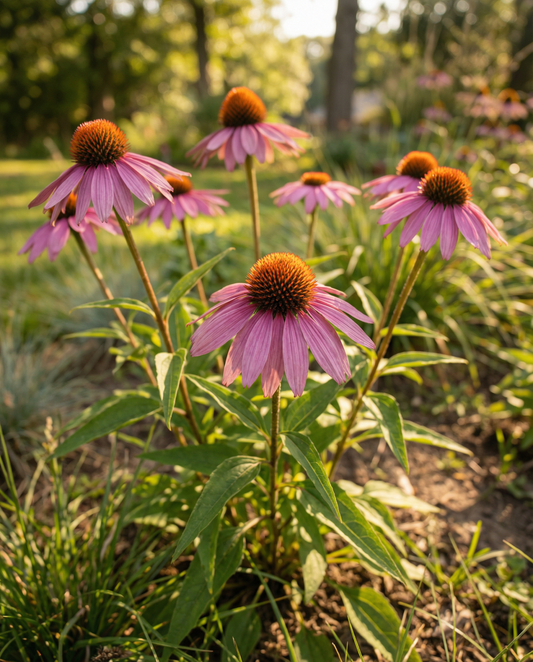 Solhat (Echinacea purpurea) – frø til flerårig blomst fra SeedsChoice