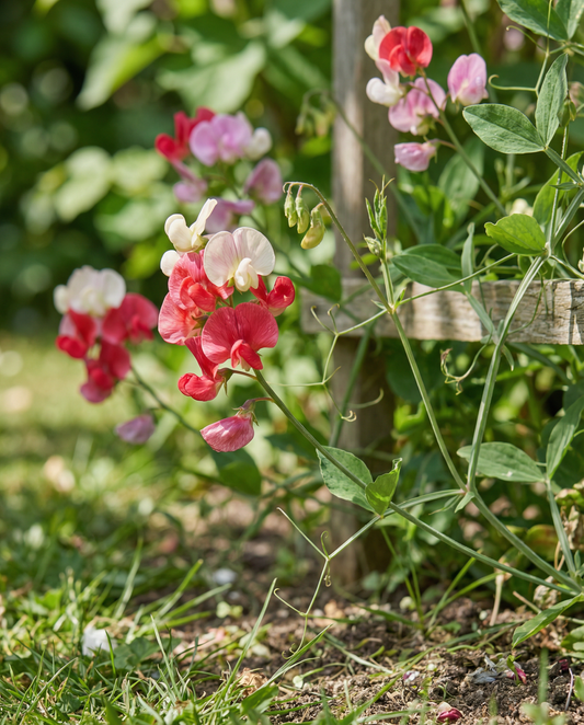 Lugtært Mix (Lathyrus latifolius) – frø til flerårige blomster fra SeedsChoice