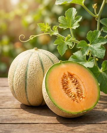 Sød Ananas-melon (Cucumis melo) – etårige grøntsagsfrø fra SeedsChoice