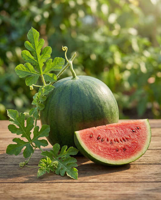 Vandmelon Sugar Baby (Citrullus lanatus) – etårige grøntsagsfrø fra SeedsChoice