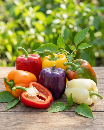Sød peber 5 Color Mixture (Capsicum annuum) – frø til enårig grøntsag fra SeedsChoice