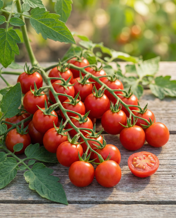 Kirsebærtomat Supersweet 100 F1 (Solanum lycopersicum) – etårigt grønsagsfrø fra SeedsChoice