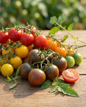 Cherrytomatfrø Mixed Pack (Solanum lycopersicum) – enårig grøntsag fra SeedsChoice