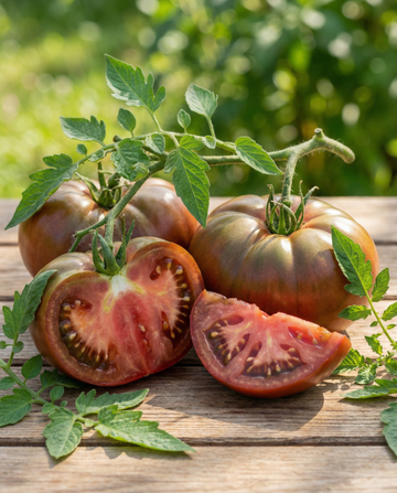 Tomat Black Krim (Solanum lycopersicum) – frø til enårig grøntsag fra SeedsChoice