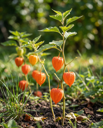 Lampionplante med orange hylstre (Physalis alkekengi) – flerårige blomsterfrø fra SeedsChoice