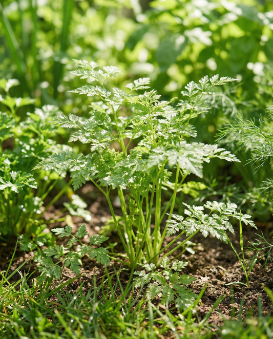 Kørvel (Anthriscus cerefolium) – etårige urtefrø fra SeedsChoice