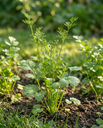 Citronkoriander (Coriandrum sativum) – etårige urtefrø fra SeedsChoice