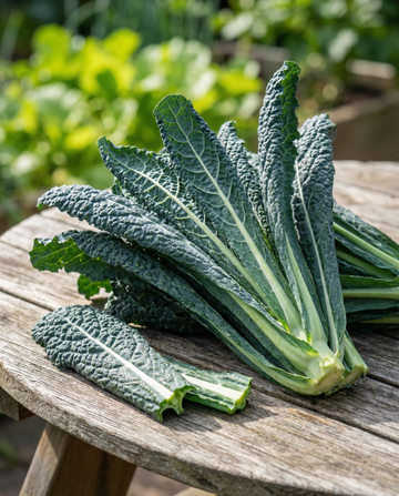 Sort palmegrønkål Nero Di Toscana (Brassica oleracea) – etårige grøntsagsfrø fra SeedsChoice