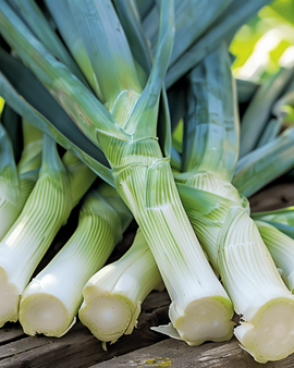 Porrefro blågrøn vinter Allium porrum etårig varietet