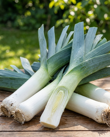 Porre Bluegreen Winter (Allium porrum) – frø til enårig grøntsag fra SeedsChoice