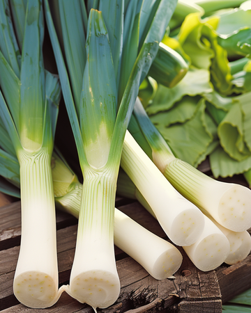 Porre Bluegreen Winter Hiverbleu kuldehårdfør frø (Allium porrum) – enårig grøntsag