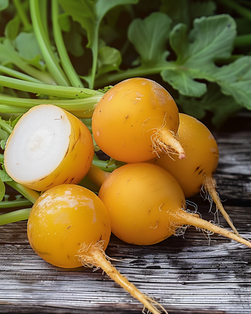 Radisfrø Zlata Yellow Round (Raphanus sativus) – etårig grøntsag