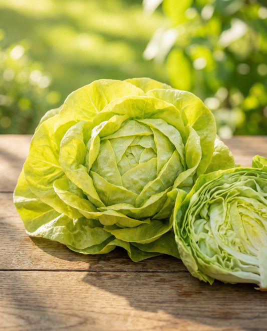 Smørhovedsalat Grosse Blonde Paresseuse (Lactuca sativa) – enårige grøntsagsfrø fra SeedsChoice