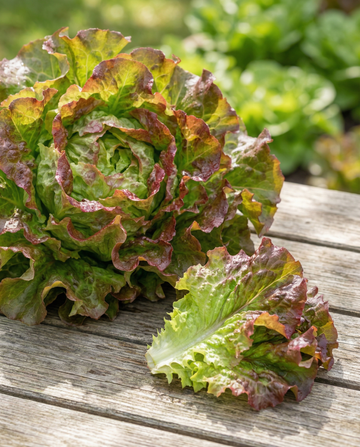 Pluksalat Amerikaanse Roodrand (Lactuca sativa) – etårigt grøntsagsfrø fra SeedsChoice