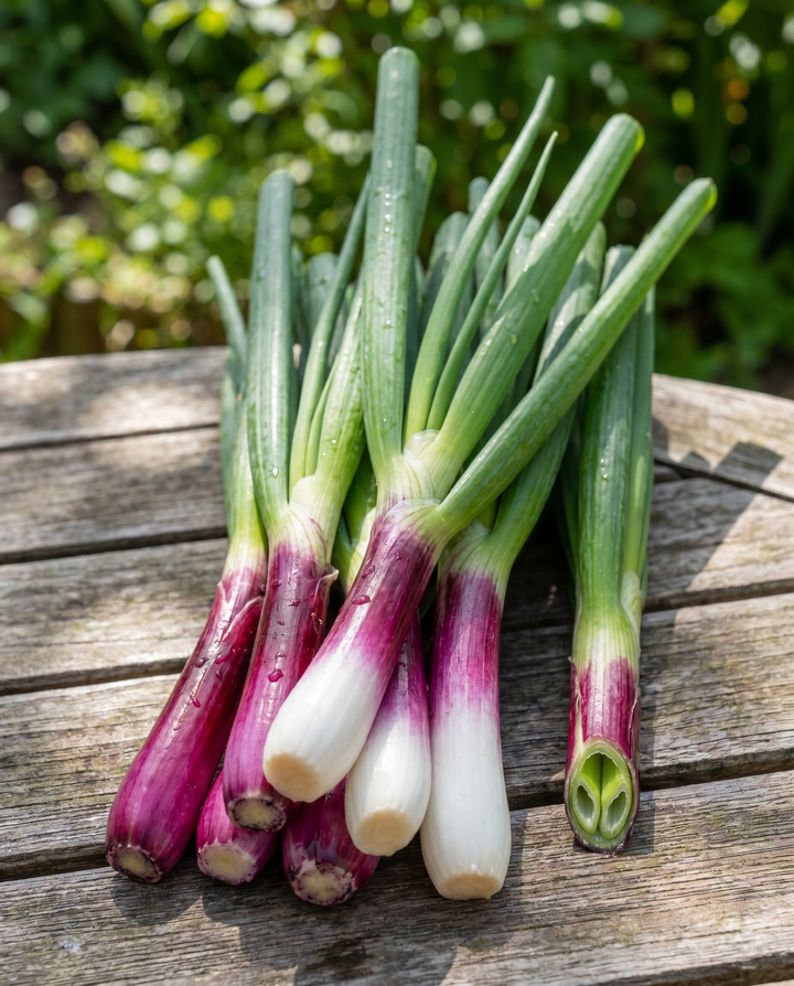 Red Ninja Spring Onion seeds (Allium fistulosum) – perennial vegetable