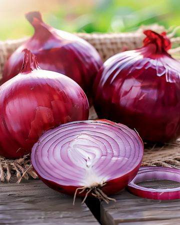 Løgfrø Noordhollandse Bloedrode (Allium cepa) – etårig grøntsag