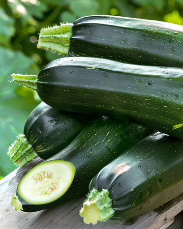 Squash Black Beauty frø (Cucurbita pepo) – etårig grøntsag