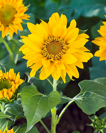 Solsikkefrø Pacino (Helianthus annuus) – enårig blomst