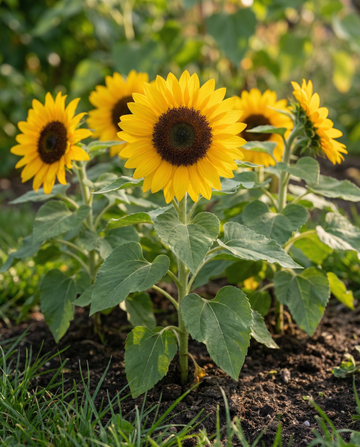 Solsikkefrø Pacino (Helianthus annuus) – enårige blomsterfrø fra SeedsChoice