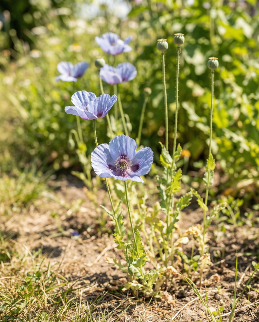 Valmue Blue 90 cm høj – etårige blomsterfrø fra SeedsChoice