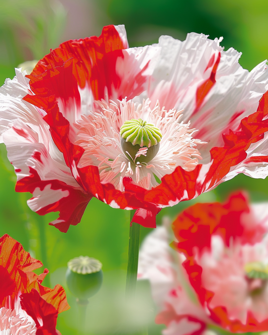 Valmue Danish Flag – etårige blomsterfrø fra SeedsChoice