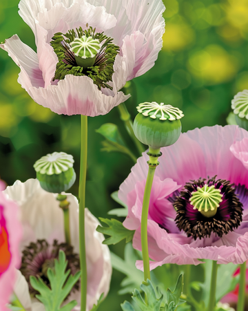 Poppy Single Flowered Mix – annual flower seeds from SeedsChoice