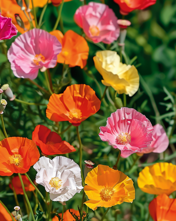 Mixed Double Flowering frø (Eschscholzia californica) – etårig blomst