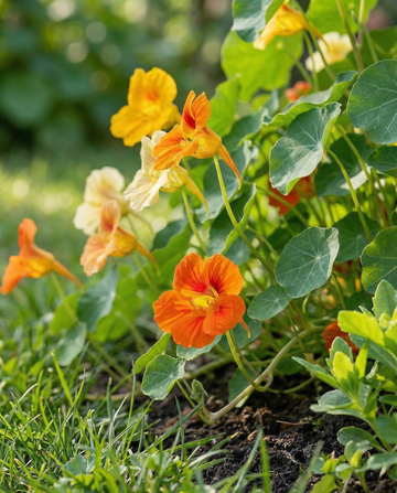 Blomsterkarse Jewel Of Africa Climber (Tropaeolum majus) – etårige klatreplantefrø fra SeedsChoice