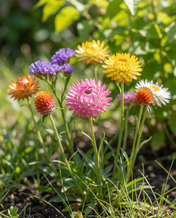 Everlasting Mix For Dried Bouquets Farverig – ettårige blomsterfrø fra SeedsChoice