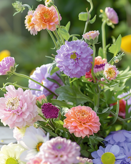 Summerflowers Stunning Pastel Seeds Annual Flower Mix Pastel Blooms