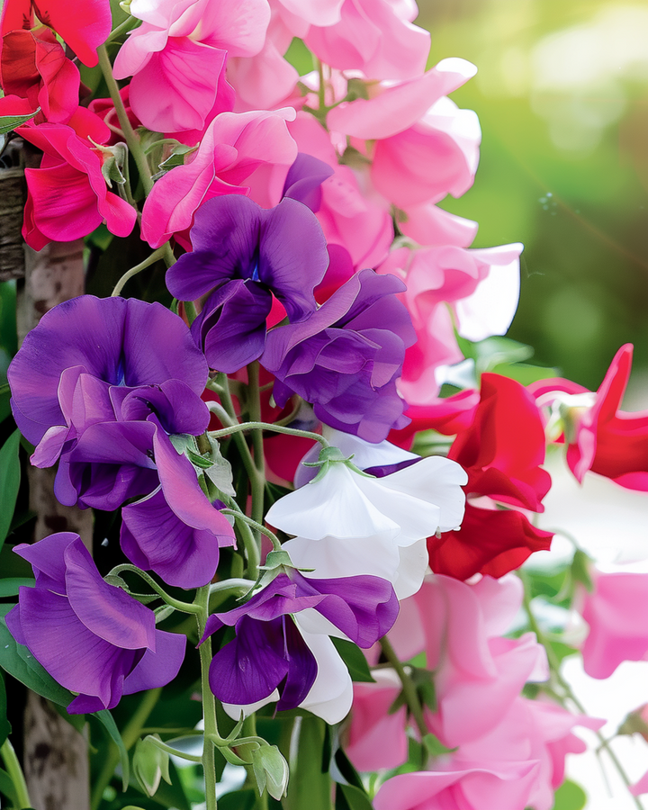 Sweet Pea Royal Family Mix frø (Lathyrus odoratus) – enårig blomst