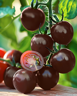 Cherry Tomato Black Cherry-frø – Solanum lycopersicum – ettårig sort