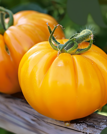 Oksekødstomat Brandywine Yellow frø (Solanum lycopersicum) – etårig grøntsag