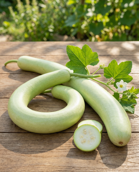Cucuzzi Gourd Italian Snake (Lagenaria siceraria) – etårige frø fra SeedsChoice