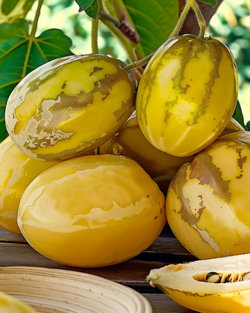 Melon Pear frugt frø (Solanum muricatum) – flerårig grøntsag
