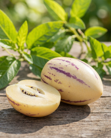 Melon Pear frugt (Solanum muricatum) – flerårige grøntsagsfrø fra SeedsChoice