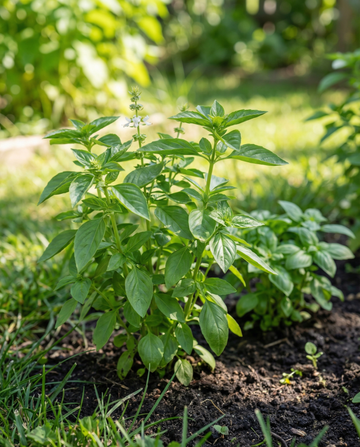 Citronbasilikum Citrus Aroma (Ocimum basilicum) – etårig urtfrø fra SeedsChoice