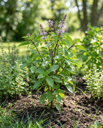 Kanelbasilikum aromatiske blade (Ocimum basilicum) – frø til enårig urt fra SeedsChoice