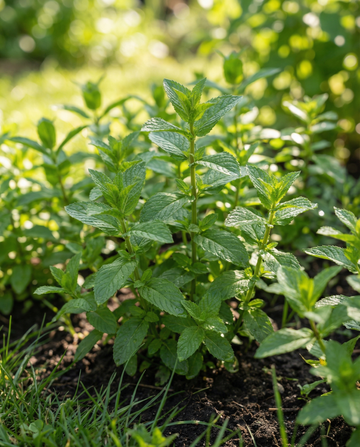 Pebermynte pelleteret (Mentha piperita) – flerårige urtfrø fra SeedsChoice