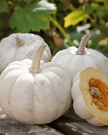 Frø til Græskar Baby Boo Ornamental (Cucurbita pepo) – etårig grøntsag