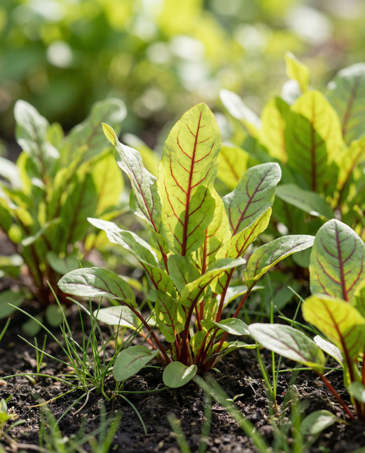 Red Veined Sorrel Microgreens (Rumex sanguineus) – annual microgreens seeds from SeedsChoice