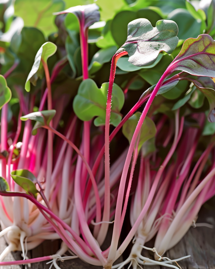 Radise Daikon Red mikrogrøntfrø (Raphanus sativus) – etårig mikrogrønt
